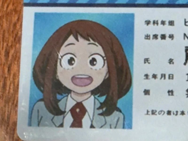 Tarjeta de identificación de estudiante para cosplay Ochaco Uraraka My Hero Academia – photo 2